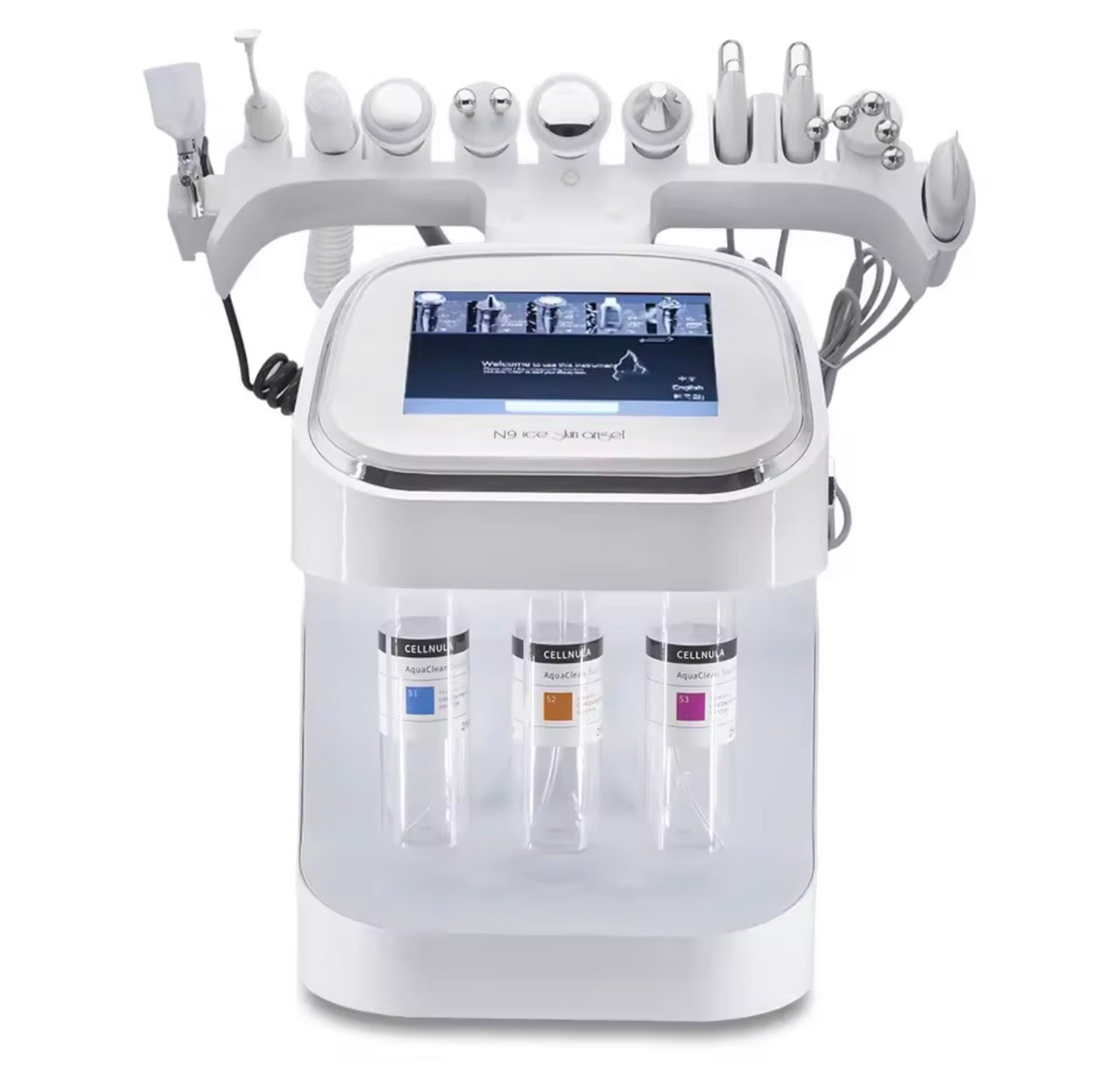 Machine Professionnelle Hydra – 10 Embouts Haute Performance